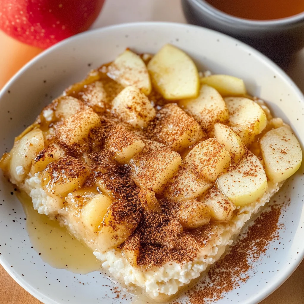 Apple Cinnamon Cottage Cheese Bake
