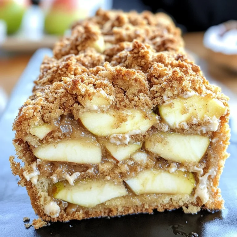 Apple Crisp Cheesecake Bread