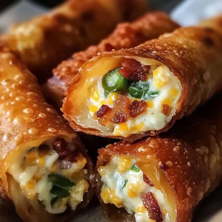 Bacon Jalapeño Eggrolls
