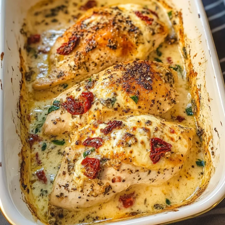 Baked Tuscan Chicken Casserole