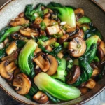 Bok Choy and Mushroom Stir Fry