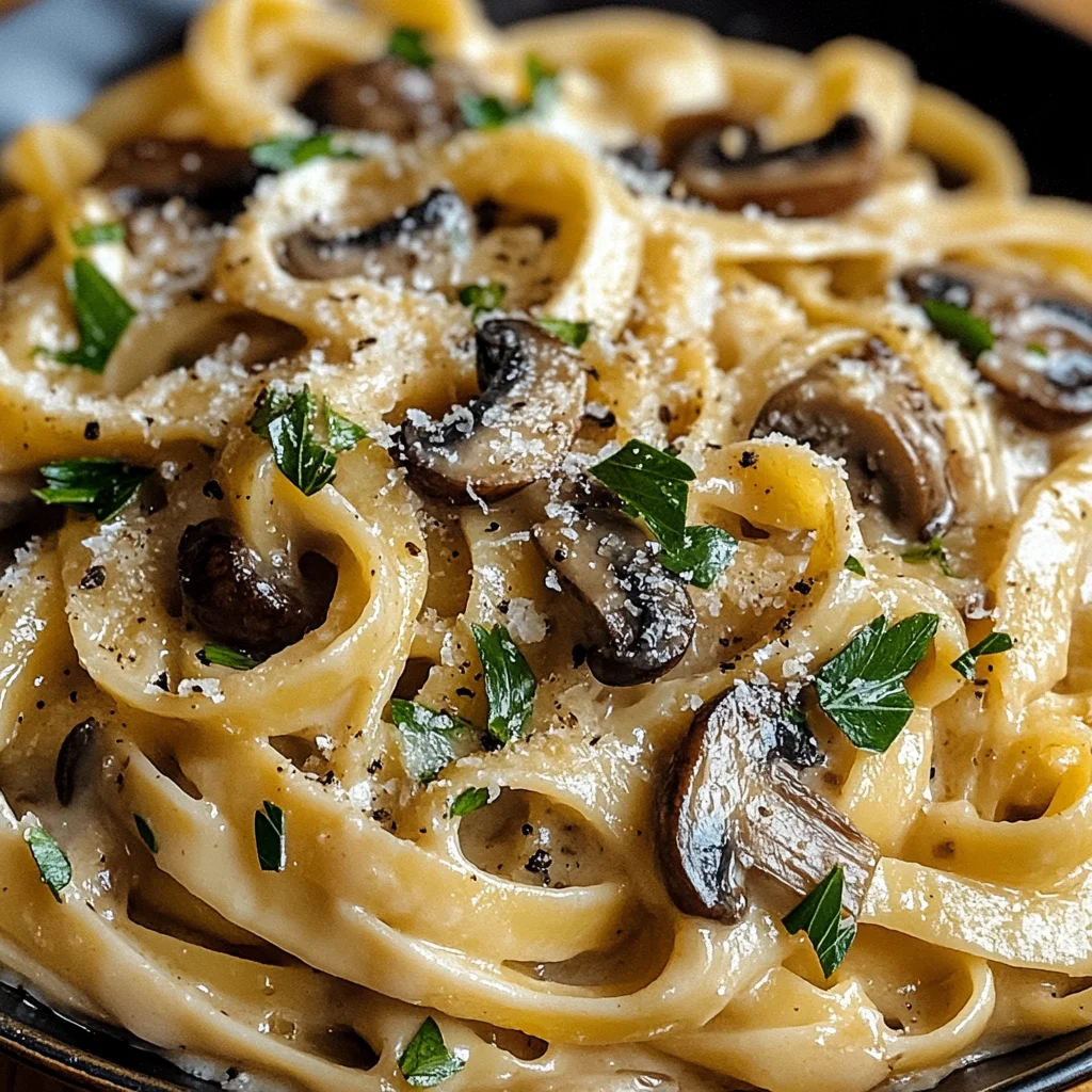 Caramelized Leek and Mushroom Gruyere Pasta
