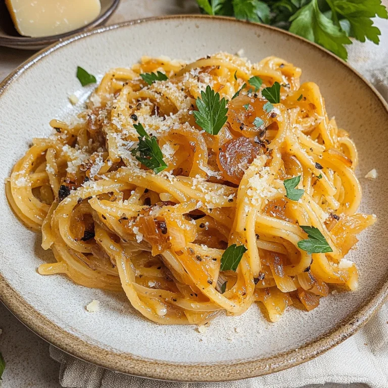 Caramelized Onion Pasta