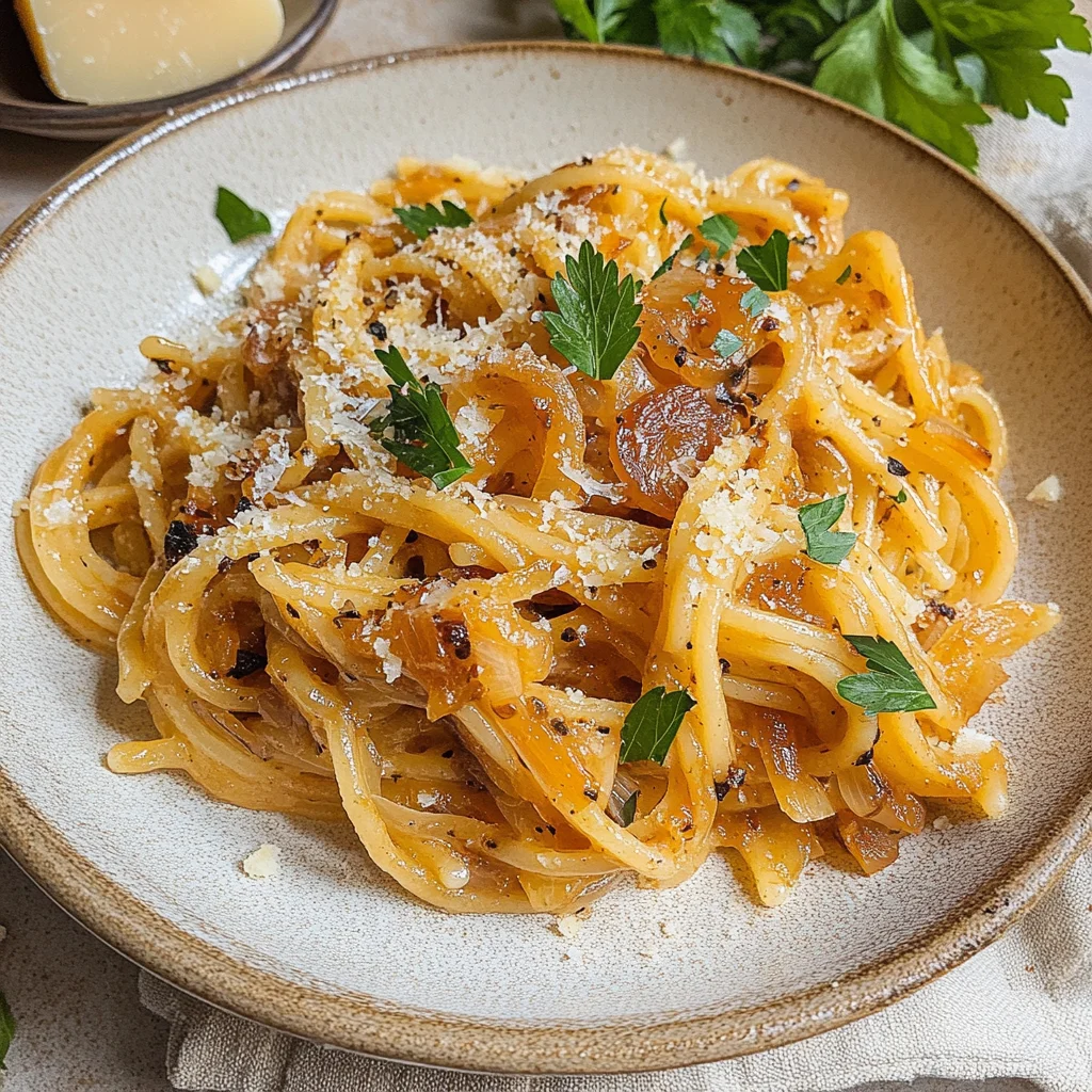Caramelized Onion Pasta