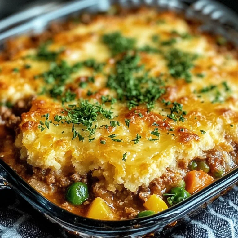 Cheddar Bay Ground Beef Cobbler