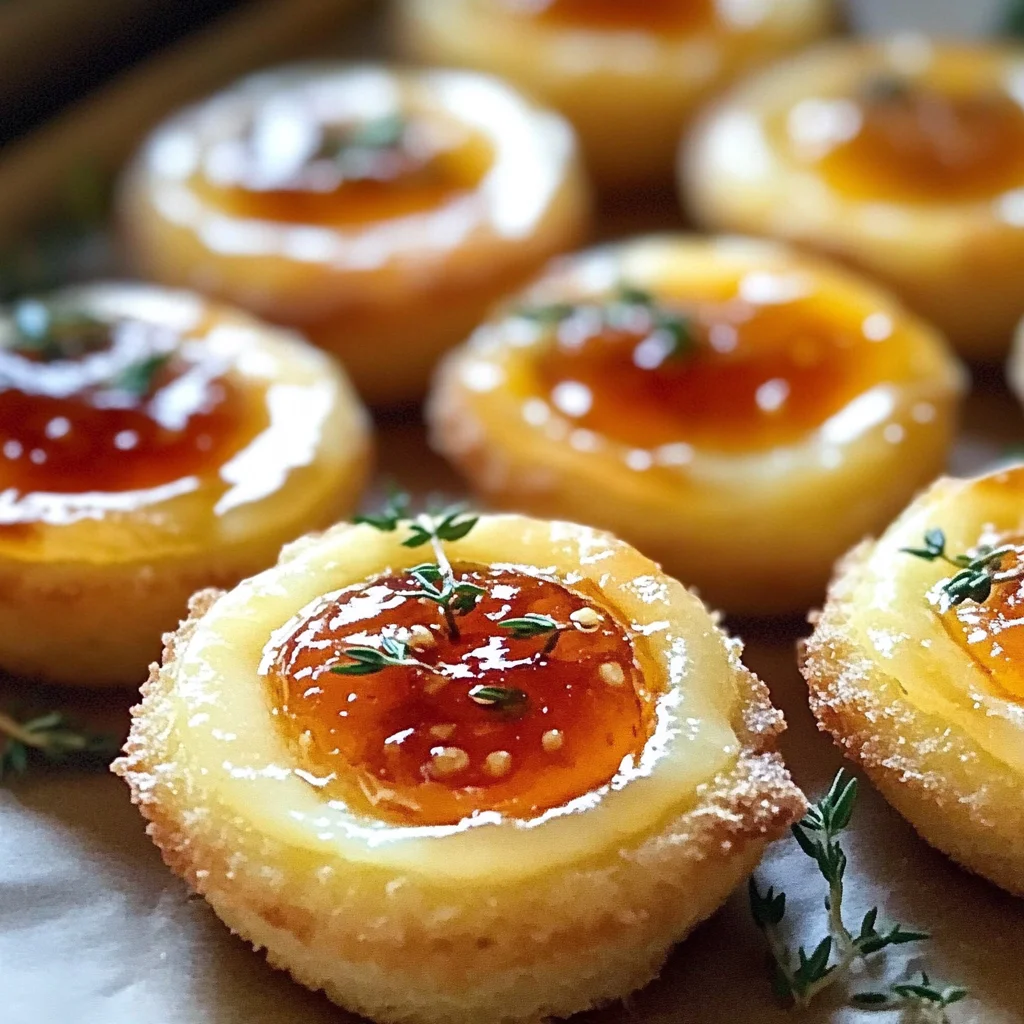 Cheesy Thumbprint Appetizers with Hot Pepper Jelly