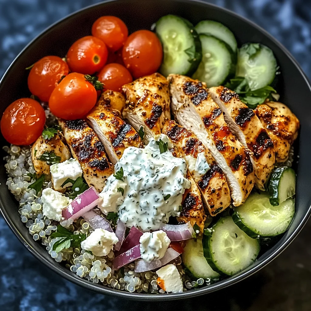Chicken Tzatziki Bowls