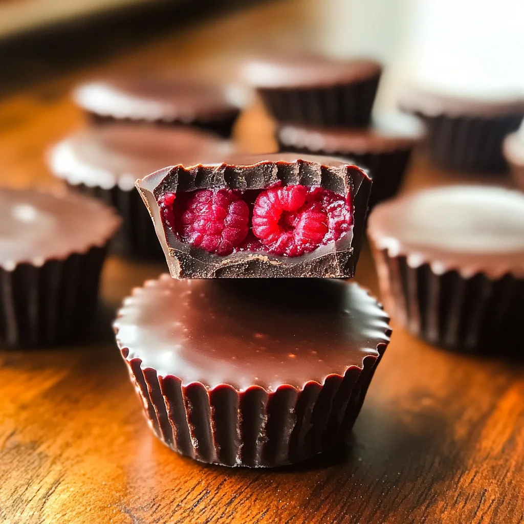 Chocolate Raspberry Cups