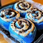 Cookie Monster Cinnamon Rolls Recipe