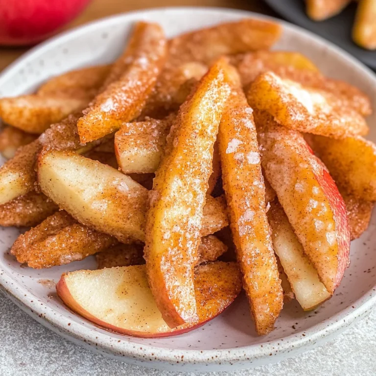 Crispy Air Fryer Apple Fries