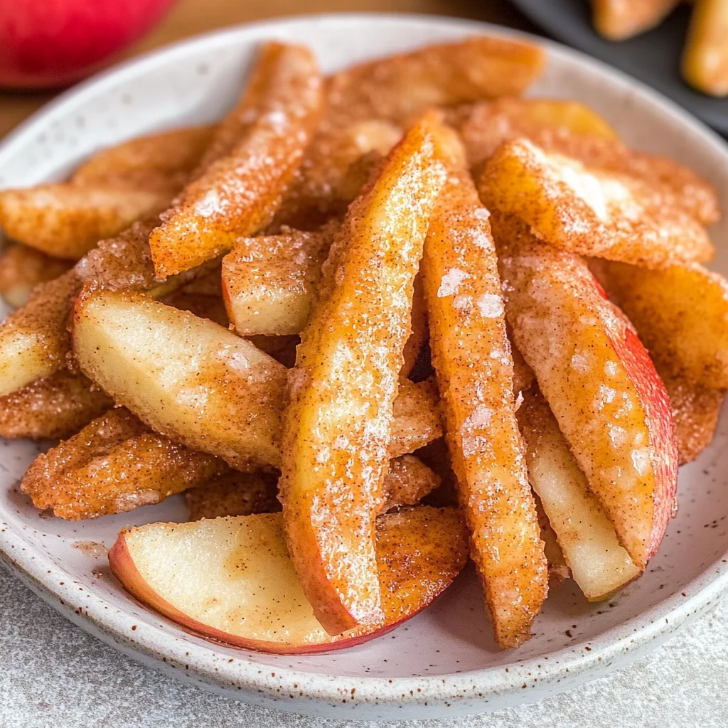 Crispy Air Fryer Apple Fries