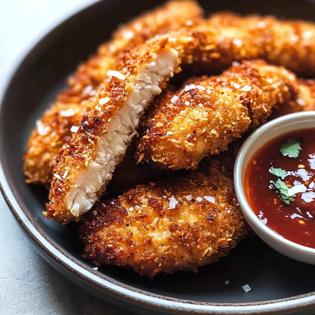 Crispy Coconut Chicken Tenders