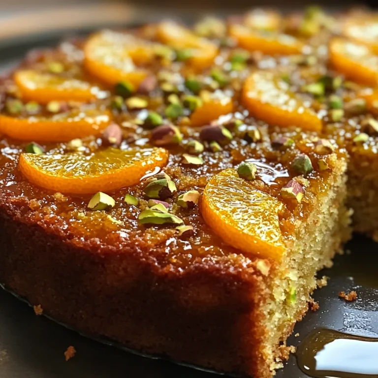 Flourless Orange Pistachio Cake