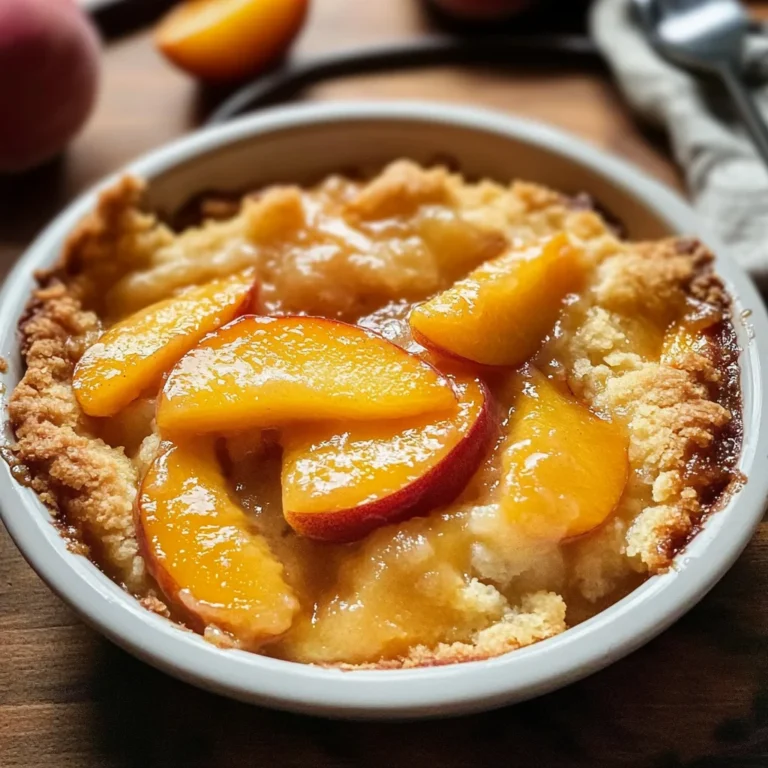 Fresh Peach Cobbler Recipe