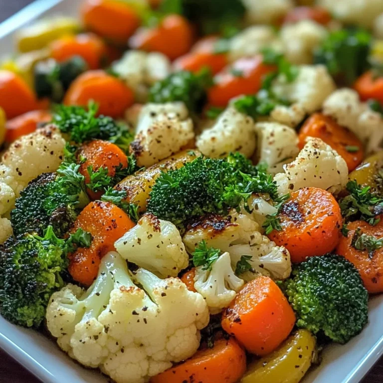 Garlic Roasted Vegetables