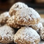 Gingerbread Snowball Cookies