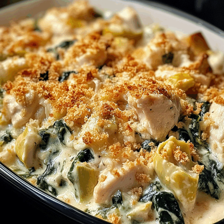 High-Protein Spinach and Artichoke Chicken Casserole: An Incredible Ultimate Meal