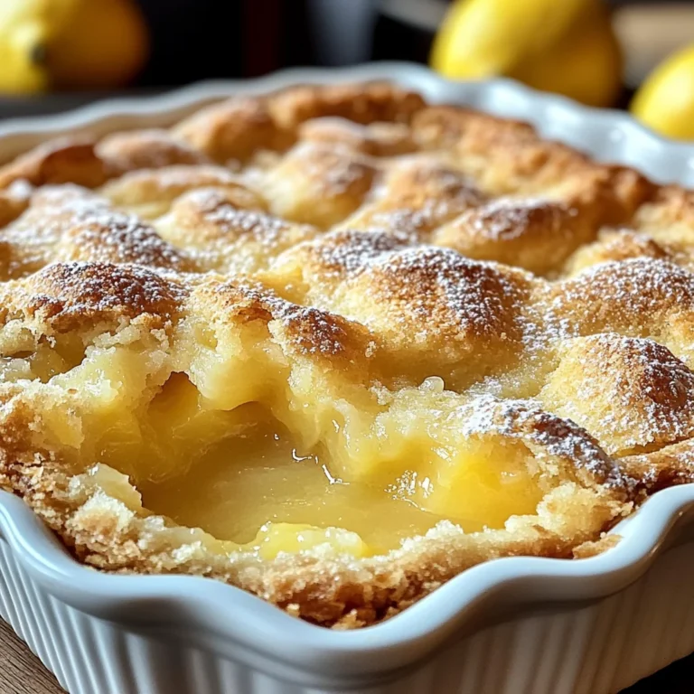 Magic Lemon Cobbler: A Sweet, Tangy Dessert Delight