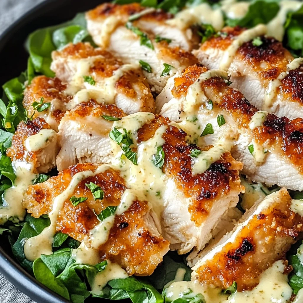 Melt In Your Mouth Caesar Chicken