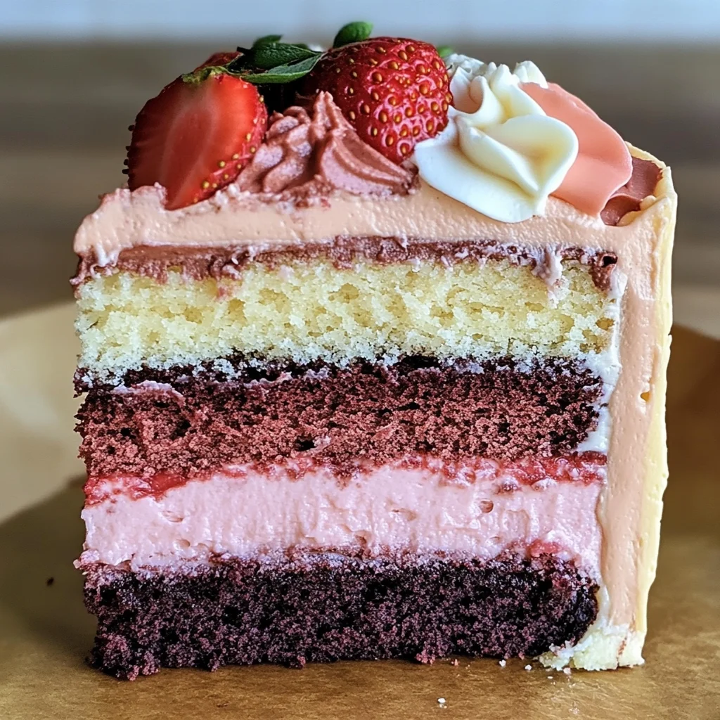 Neapolitan Cake