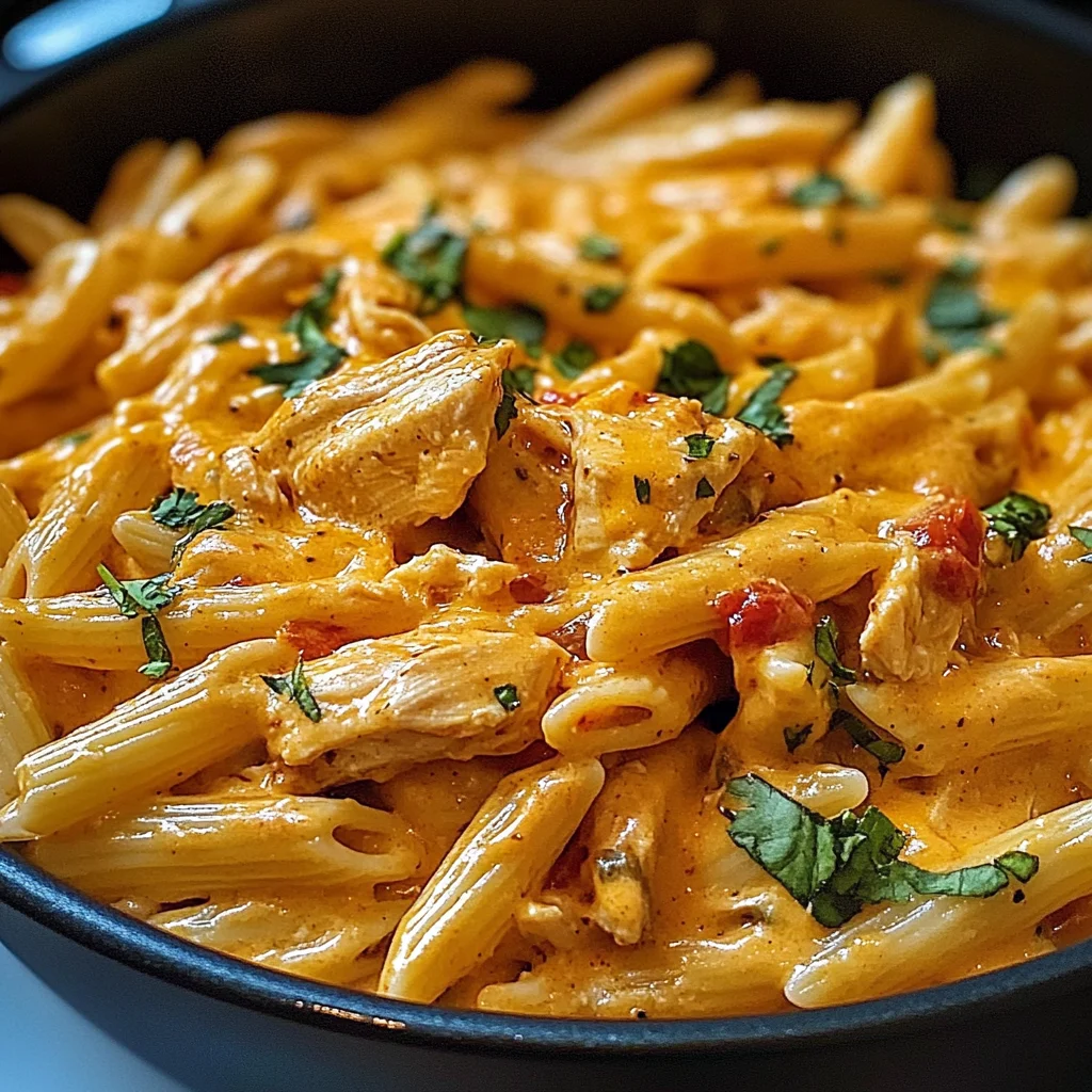 One-Pot Smoky Chipotle Cheesy Chicken Pasta