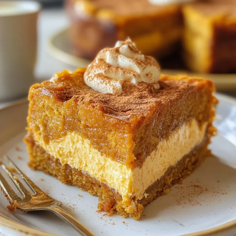 Pumpkin Gooey Butter Cake Recipe