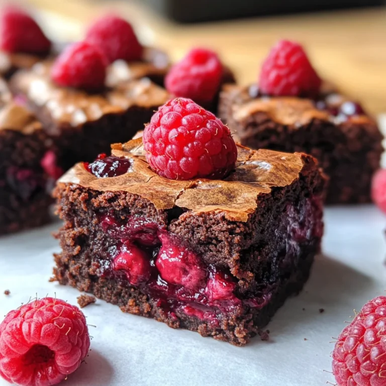Raspberry Brownies