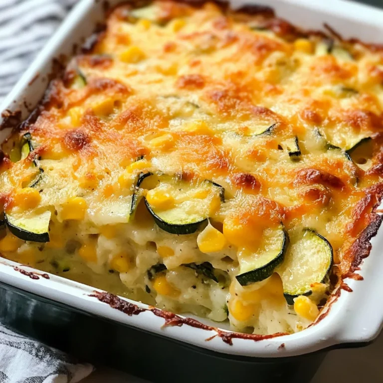 Savory Garden Zucchini Casserole - Alrightwithme