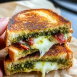 Sourdough Pesto Grilled Cheese