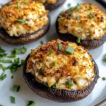 Tasty Crab Stuffed Portobello Mushrooms