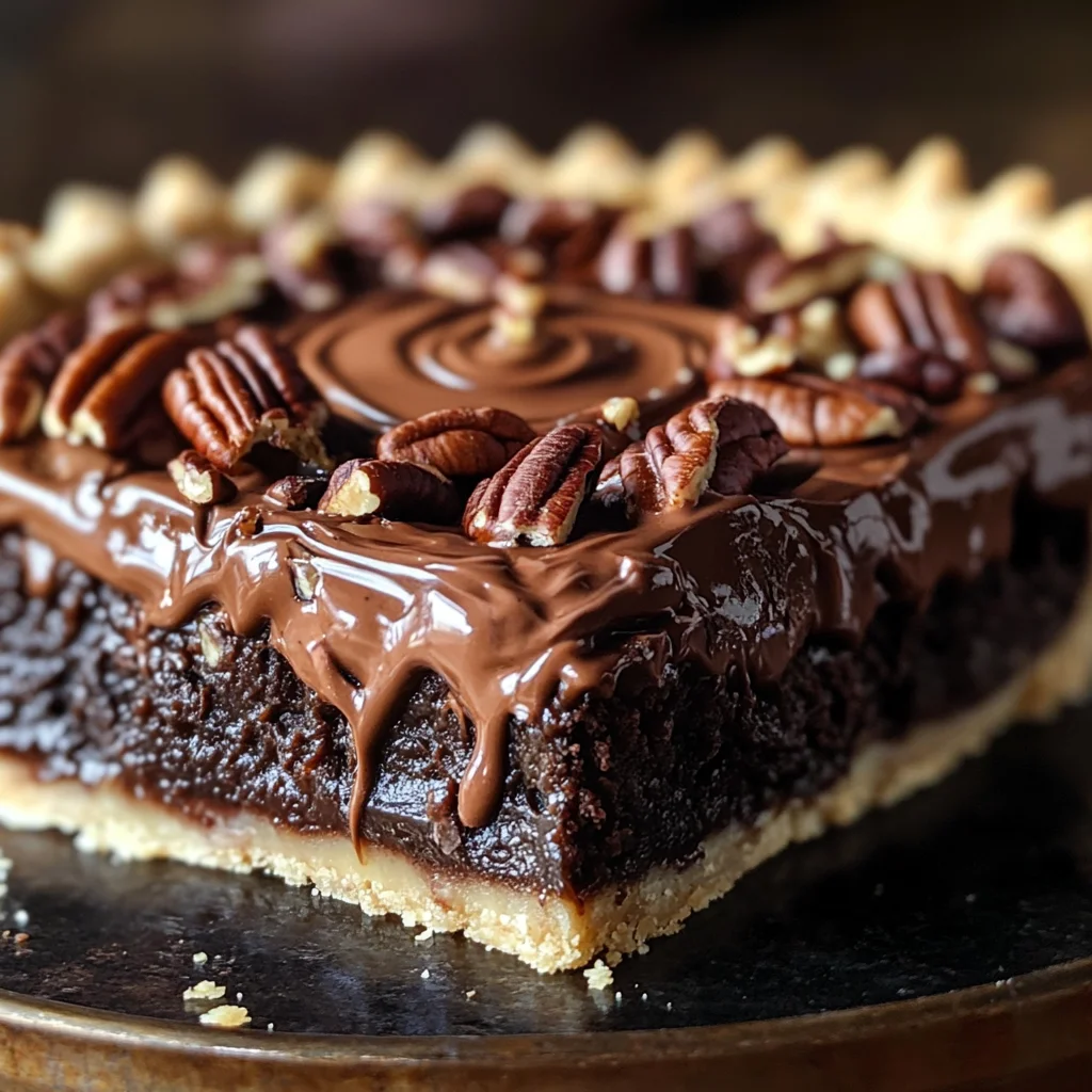Texas Chocolate Pecan Pie