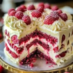 White Chocolate Raspberry Dream Cake : A Heavenly Dessert