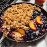 Blueberry Peach Crumble