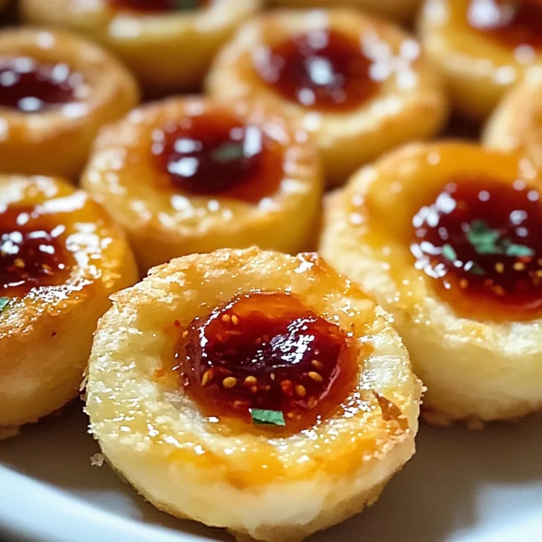 Cheesy Thumbprint Appetizers with Hot Pepper Jelly