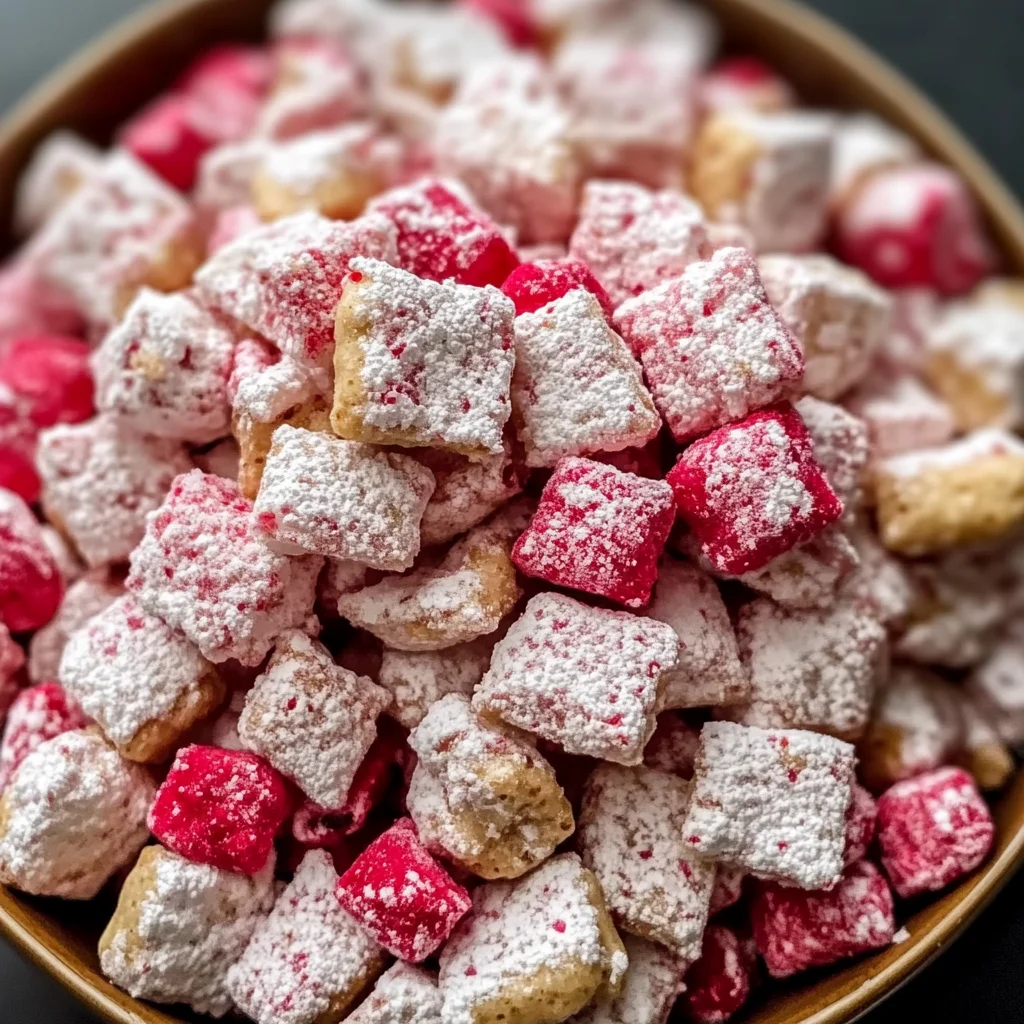 Cherry Cheesecake Puppy Chow