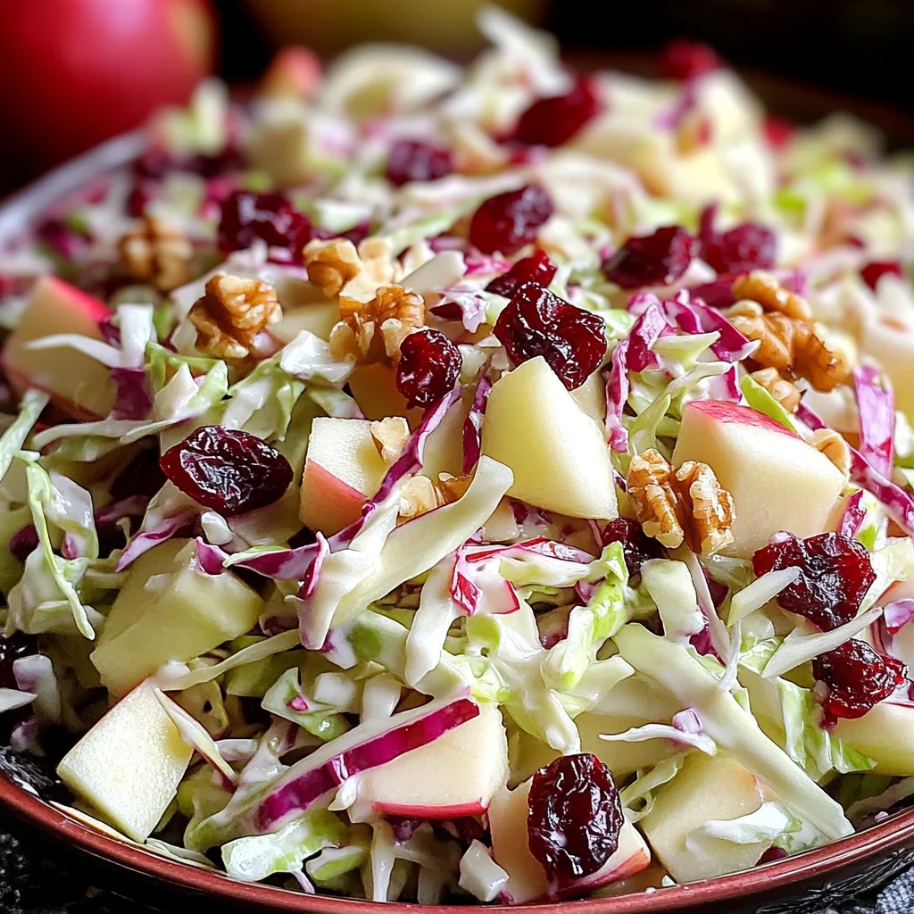 Cranberry Apple Coleslaw: A Delicious & Healthy Recipe