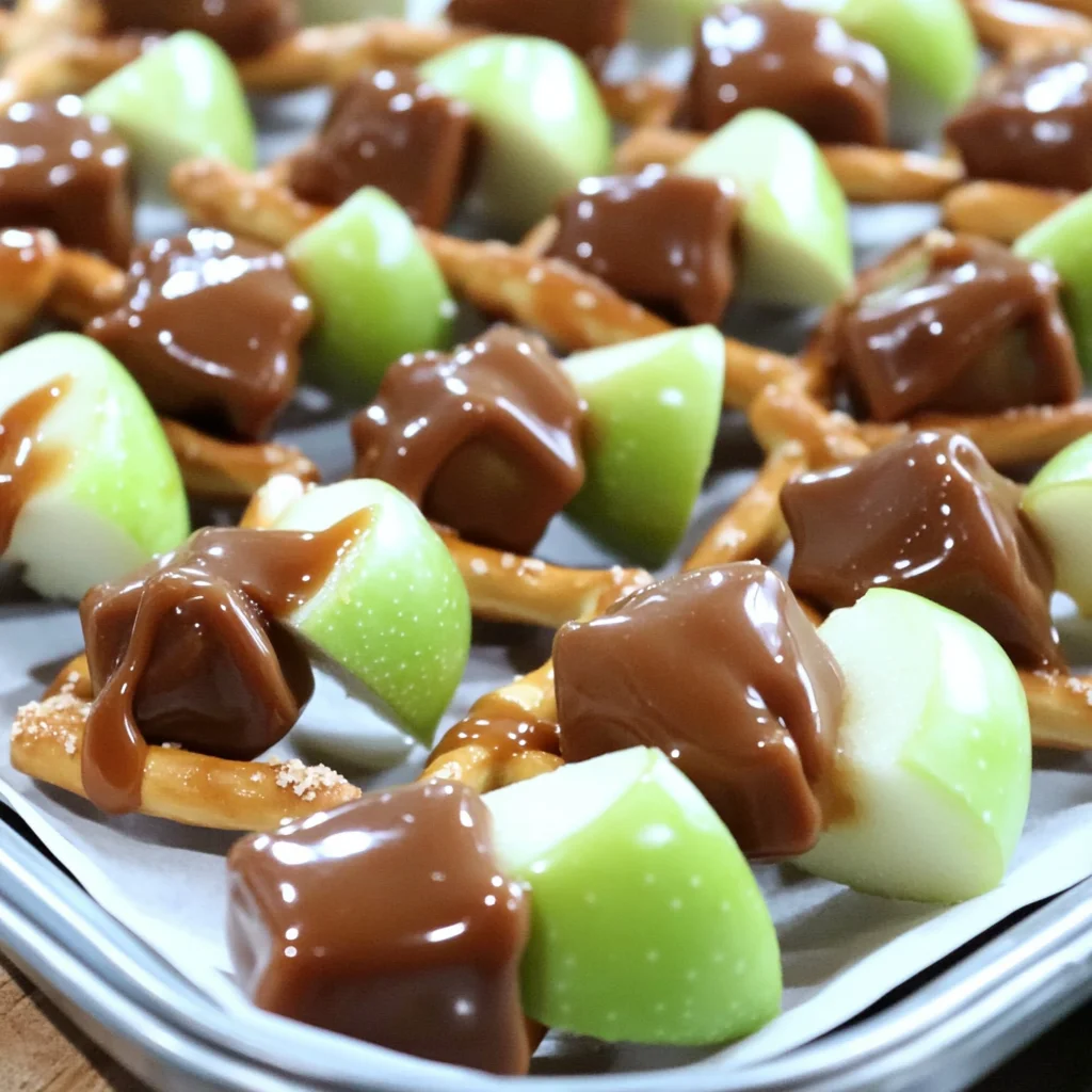 Easy Caramel Apple Bites