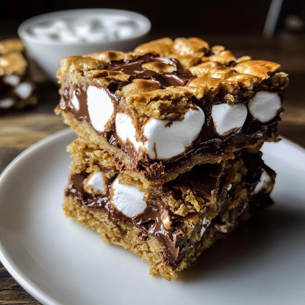 Golden Grachicken hams S'Mores Bars