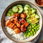 Honey Sriracha Salmon Bowls