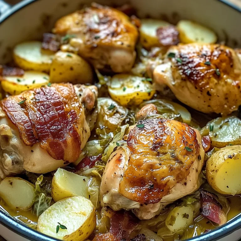 Irish Chicken with Cabbage and Potatoes