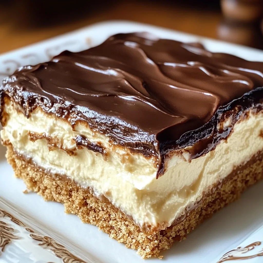 No-Bake Eclair Cake