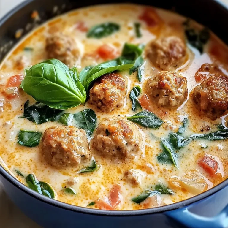 Savor the Comfort: Creamy Italian Meatball Soup to Warm Your Soul