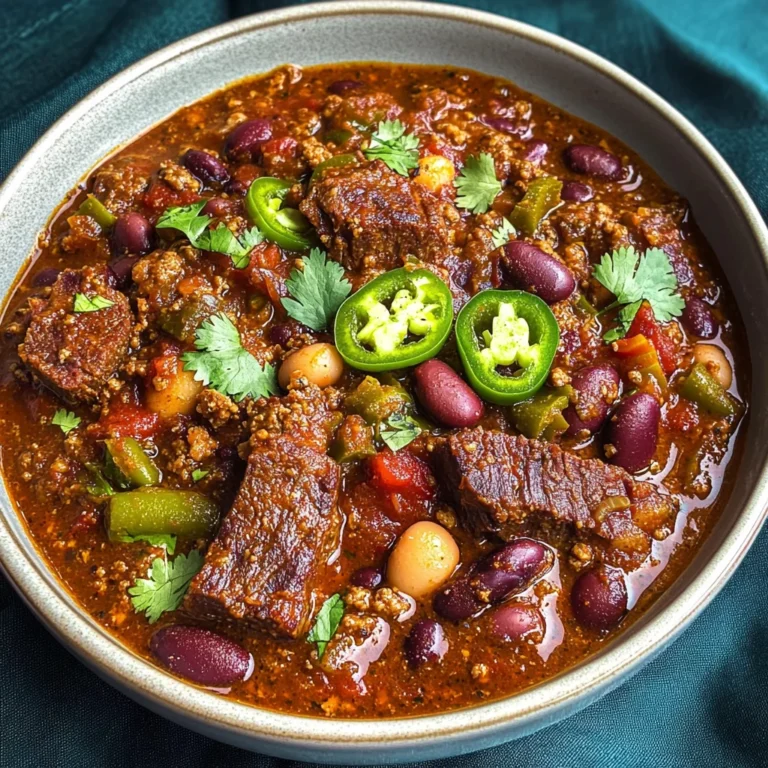 Short Rib and Chorizo Chili Recipe