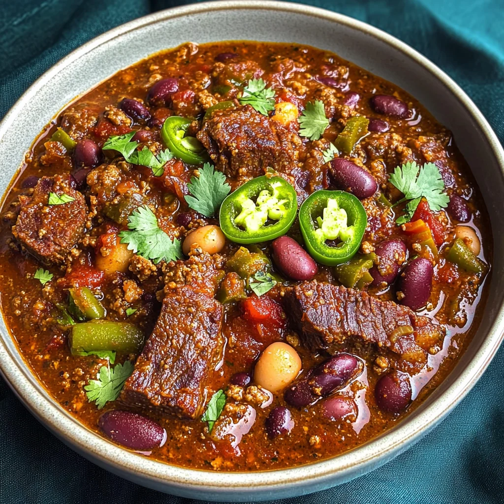 Short Rib and Chorizo Chili Recipe