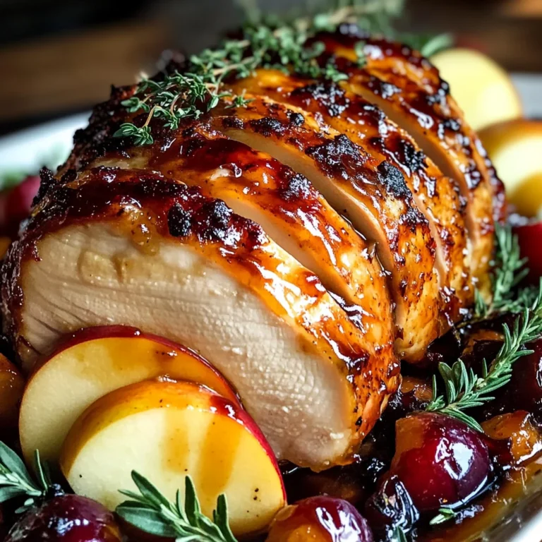 Apple Cider Glazed Turkey Breast