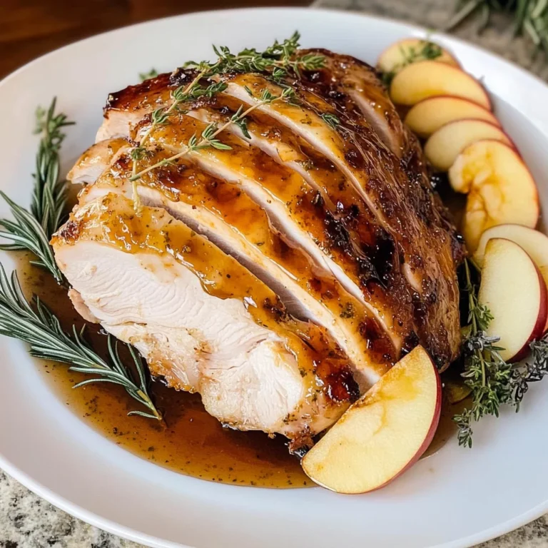 Apple Cider Glazed Turkey Breast