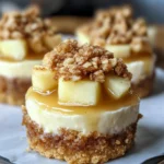 Apple Crisp Mini Cheesecakes