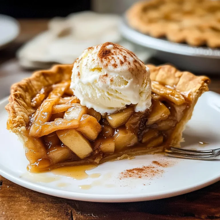 Apple Pie à la Mode (Apple Pie with Ice Cream Recipe)