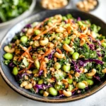 Asian Edamame Peanut Crunch Salad