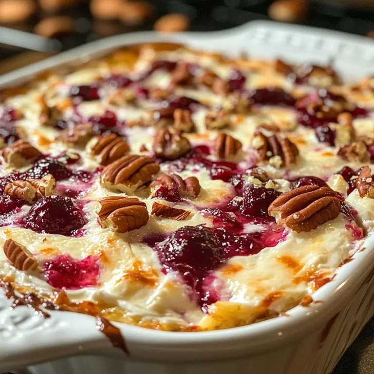 Baked Cranberry Cream Cheese Dip